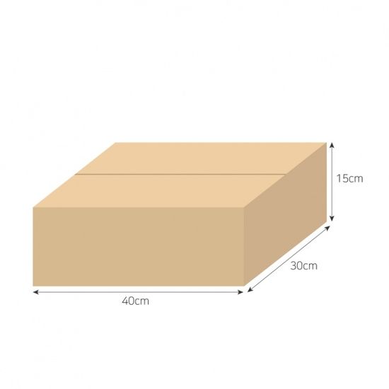 BOX-ZONE 택배박스 8호 20매(400x300x150mm) (B골)