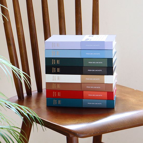 프리즘 280 라인 양장 노트 (B6, 32절)