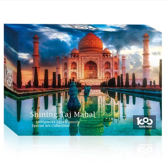 직소퍼즐 명화 빛나는 타지마할 1000피스 T-A10-1022