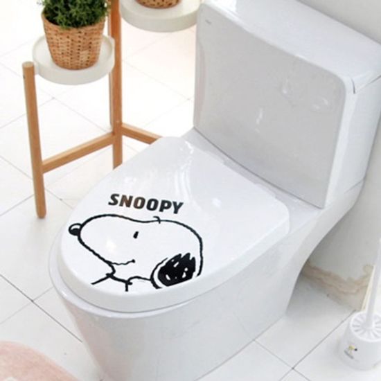 스누피 댐퍼 하드 변기커버C0314
