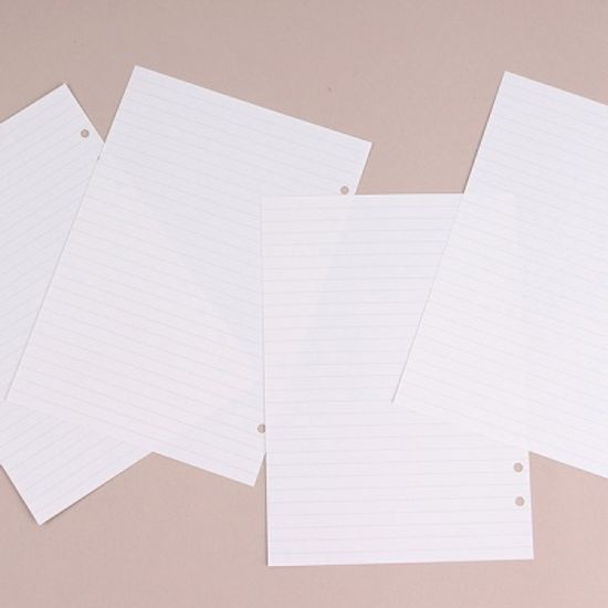 워너디스 A5 6공 점보 리필 7mm 라인 내지