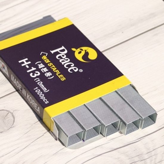 피스코리아 제본용 강력 스테플러용 H13호 침/심 10mm