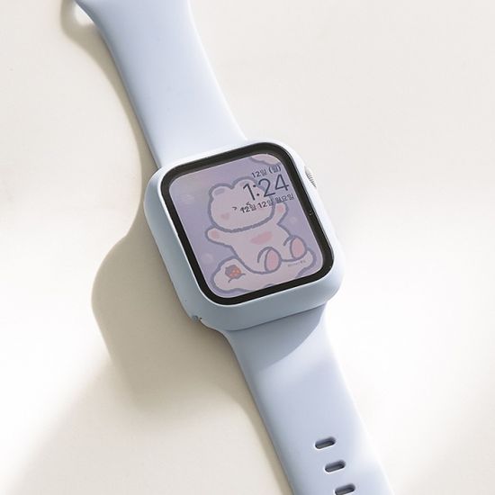 끼움 애플워치8 7 6 5 4 3 2 SE 강화유리하드케이스