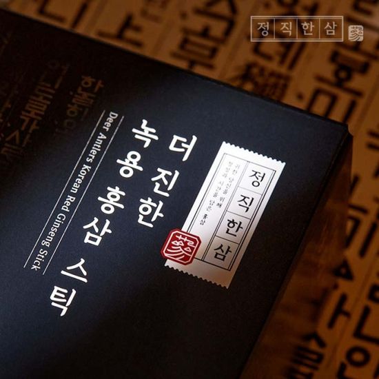 정직한삼 더 진한 녹용홍삼스틱 100포 (+쇼핑백)