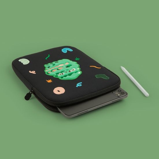 자수 노트북파우치 덤불 (아이패드 11/13/15인치)