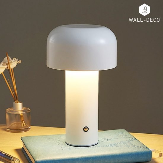 [월데코] 감성 터치 머쉬룸 무드등 6color+어댑터 증