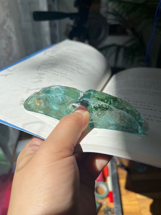 [무료배송] 고래꼬리 독서링 - 반짝이는 모래해변 