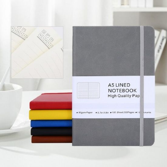 A5 가죽 라인노트 2026년 다이어리 줄노트