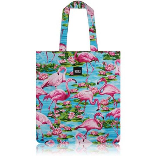 nother Flamingo Flat Tote Bag (Lily Pond) / 나더 플라밍고 플랫 토트백 (수련)