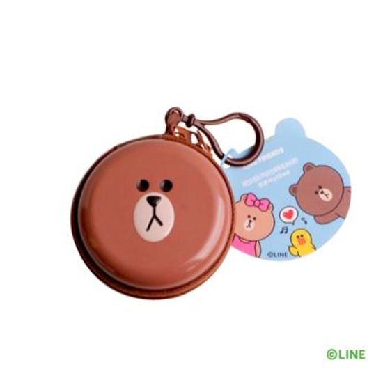 라인프렌즈구미코인파우치(브라운)
