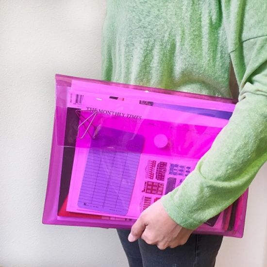 네온 파우치_Neon pouch A4