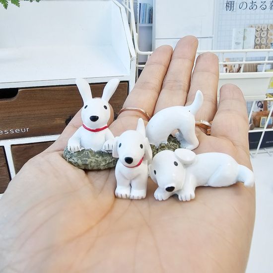 강아지 몰리 미니 장식 4p set