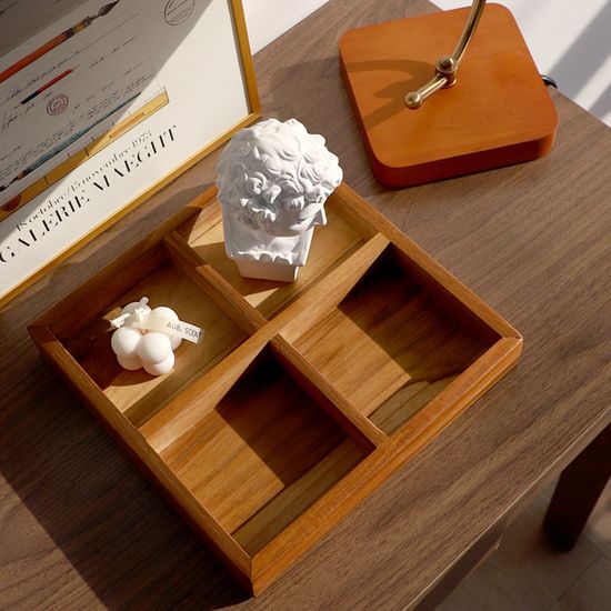 다한 우드 칸막이 트레이 4size 택1