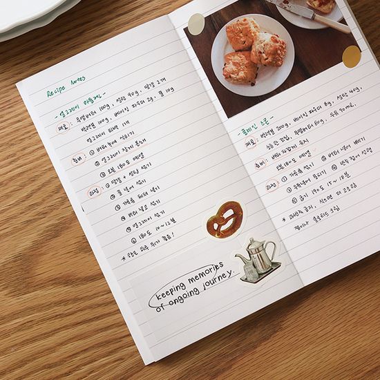 마음사진 라인 노트 (포토 감성, 핸디)