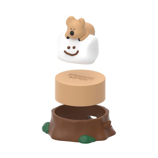 다이노탱 쿼카 휴대폰 무선충전기 무드등