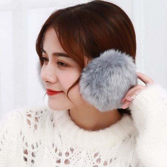 베이직 인조퍼 패션 방한 귀마개 귀도리 겨울 귀덮개