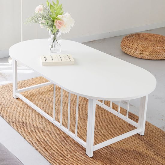 호머 라운드 좌식 테이블 거실 밥상 소파 1200