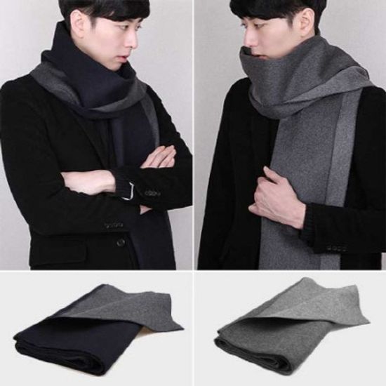 [폴엔나나] [울더블페이스/캐시미어감촉 머플러] Wool Double Face muffler