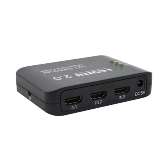 3×1 HDMI 선택기 스위치 / 리모컨 4K 해상도 LCFW759