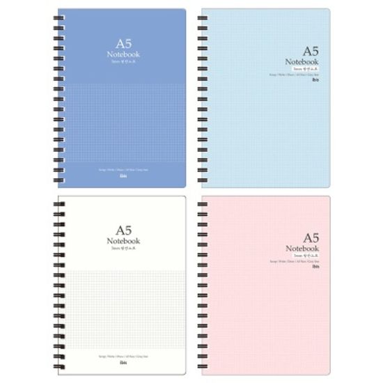 11816 3mm방안PP좌철노트(A5)