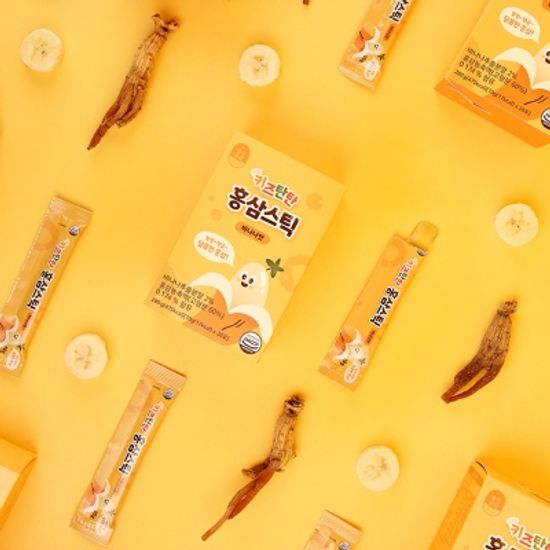 키즈탄탄 홍삼젤리스틱 바나나맛 10g x 28포 선물세트