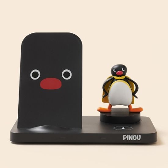 데이니즈 핑구 듀얼 고속 무선충전 거치대 충전기