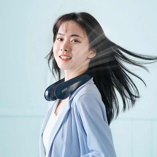 시노링크 360도 넥밴드 선풍기 목걸이 휴대용 넥풍기