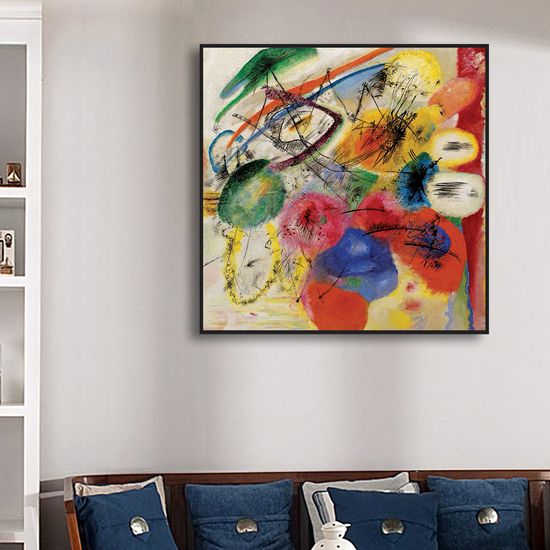 칸딘스키 - 검은 스트로크 Black Strokes