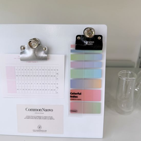 누보 맥클립 북클립 자석 집게 냉장고 메모 클립