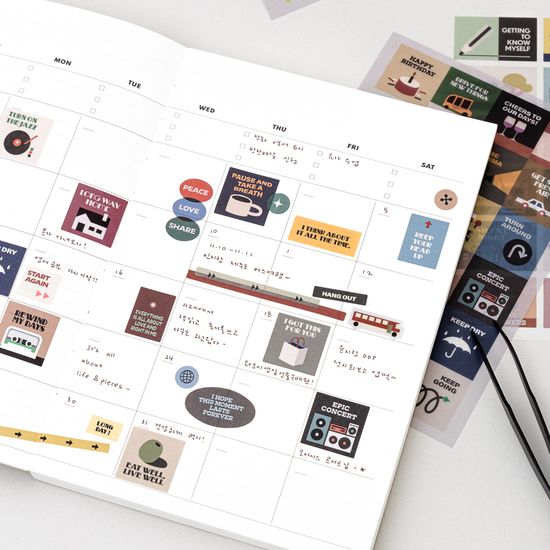 라이프앤피시스 포인트 스티커 세트