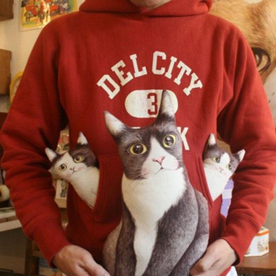 DIY패브릭 `턱시도 고양이가족`