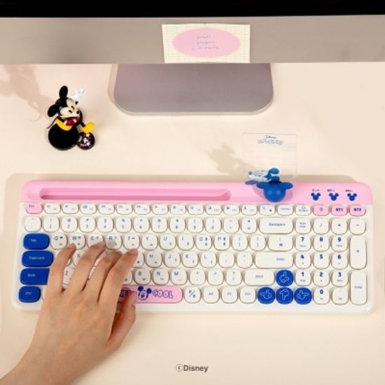 디즈니 미키마우스 멀티페어링 블루투스 키보드 2022