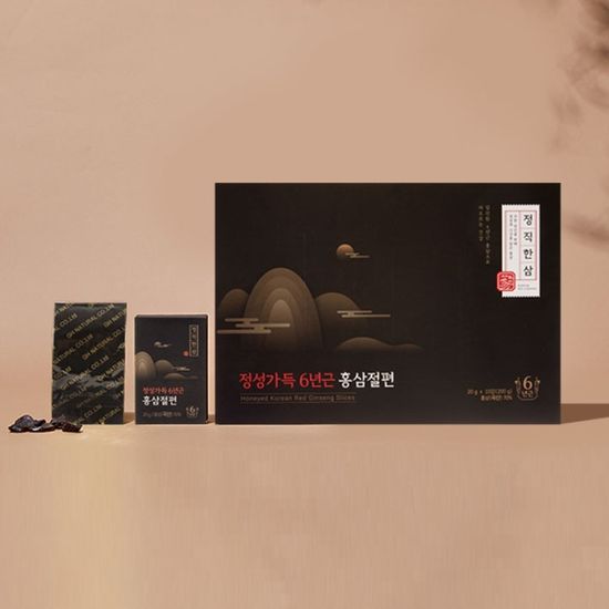 정직한삼 정성가득 국내산 6년근 홍삼절편 (+쇼핑백)