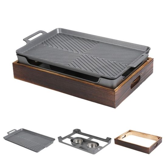 전참시 미니화로세트 직사각 바베큐불판 BBQ 삼겹살불판