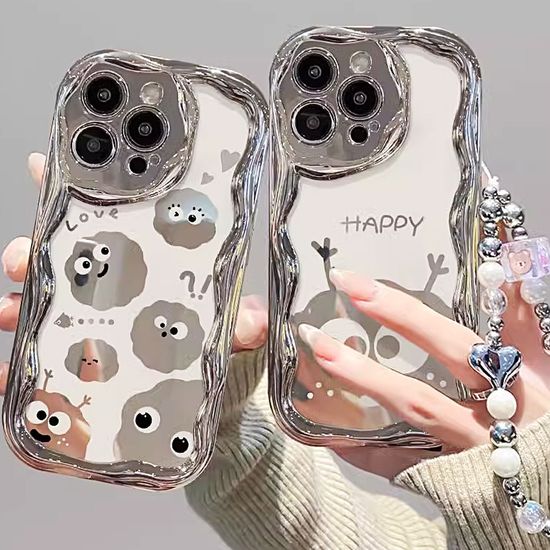 갤럭시 s25 플러스 울트라 캐릭터 키링 물결 케이스