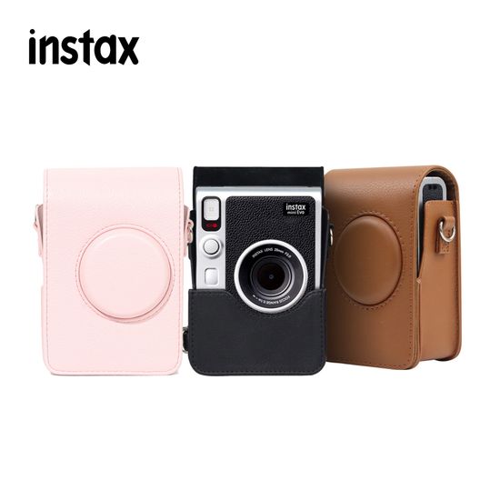 인스탁스 미니에보 전용 가죽 케이스 (스트랩 포함)