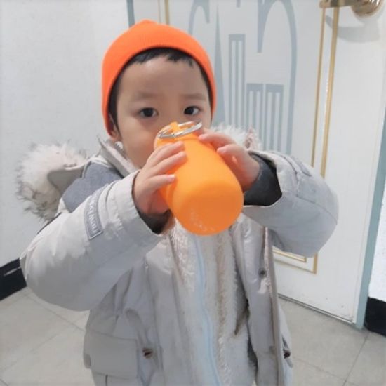 [공식수입정품]부비바틀 실리콘물병450ml+스포츠캡