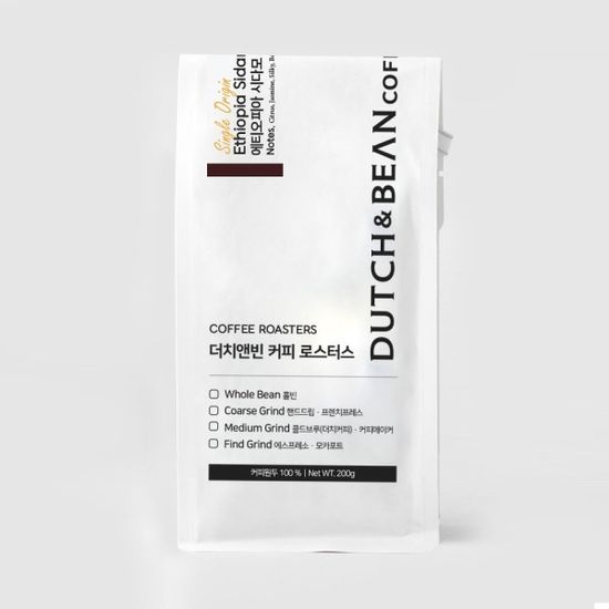 에티오피아 시다모 로스팅 원두 200g/500g/1kg