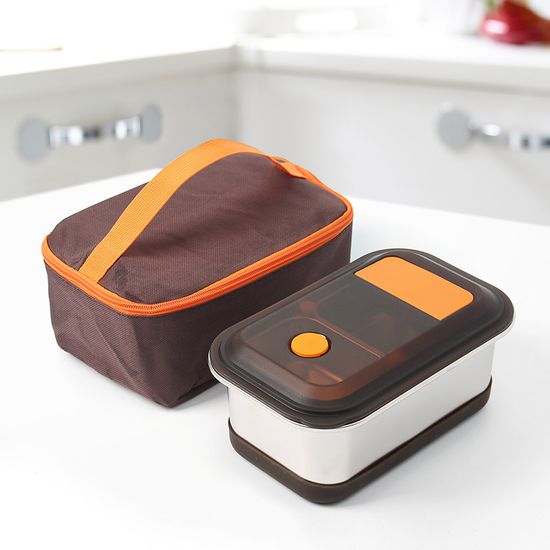 [온프레시]2단 스텐 도시락 세트