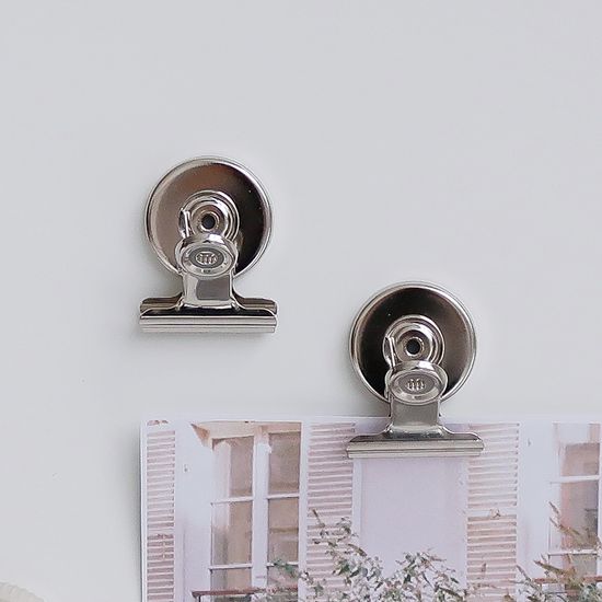 강력 자석 집게 메모홀더 마그넷 냉장고 12개 세트