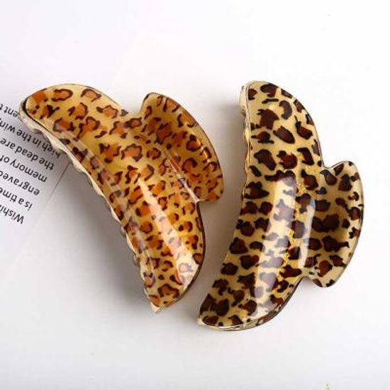 Mujer Daily glossy leopard 집게핀 2color 사이즈 대