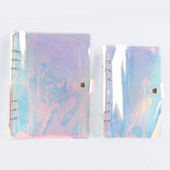 홀로그램 투명 육공 6공 다이어리 커버 2종 A5 A6
