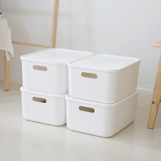 보노홈 리빙박스 팬트리 정리함 M 2개(신규컬러출시)