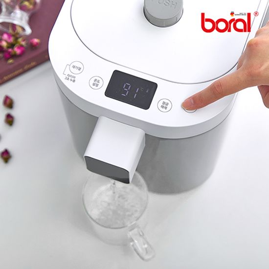 보랄 자동 출수 3.5L 보온포트 보온병 BR-Y350WP