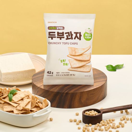 스낵24 두부과자 42g 30개입 1박스