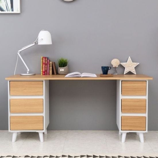 팬덤 1600 2인용 컴퓨터책상 중고등학생 책상 (착불)