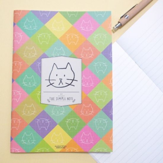 허쉬드브라운 A5 더심플라인노트 VER2. [FACE]