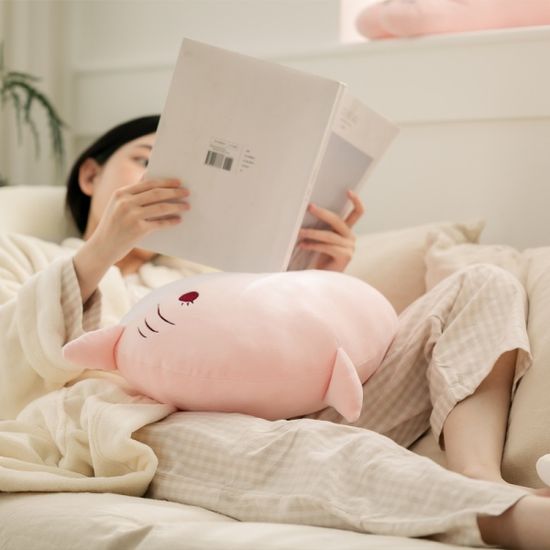 아르셰 심쿵샤크 캐릭터 모찌쿠션 꿀잠 애착인형