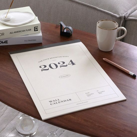 아이코닉 2024 월 캘린더 (벽걸이 달력 스케줄러)