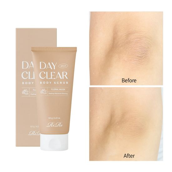 리르 데이 클리어 바디 스크럽 - 저자극 각질 보습 